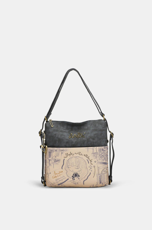 BORSA TRASFORMABILE IN ZAINO