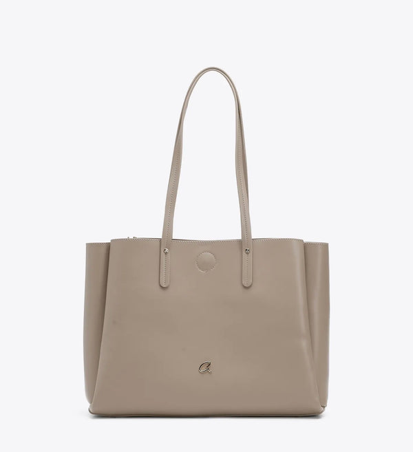 SHOULDER BAG WITH DOUBLE HANDLES