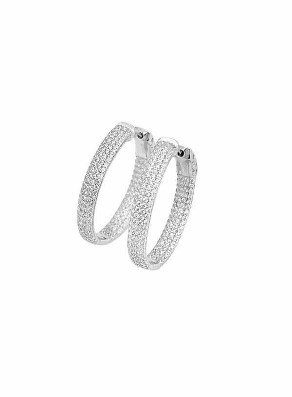 Orecchini Hoop Platinum