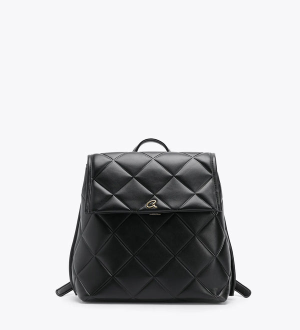 BACKPACK WITH DEBOSSED QUILTED TECHNIQUE