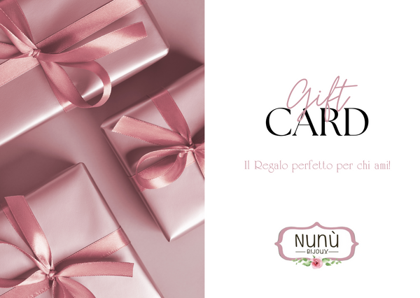 Gift card by Nunù Bijoux