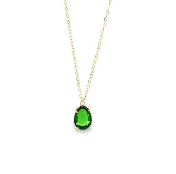 Green Drop Necklace